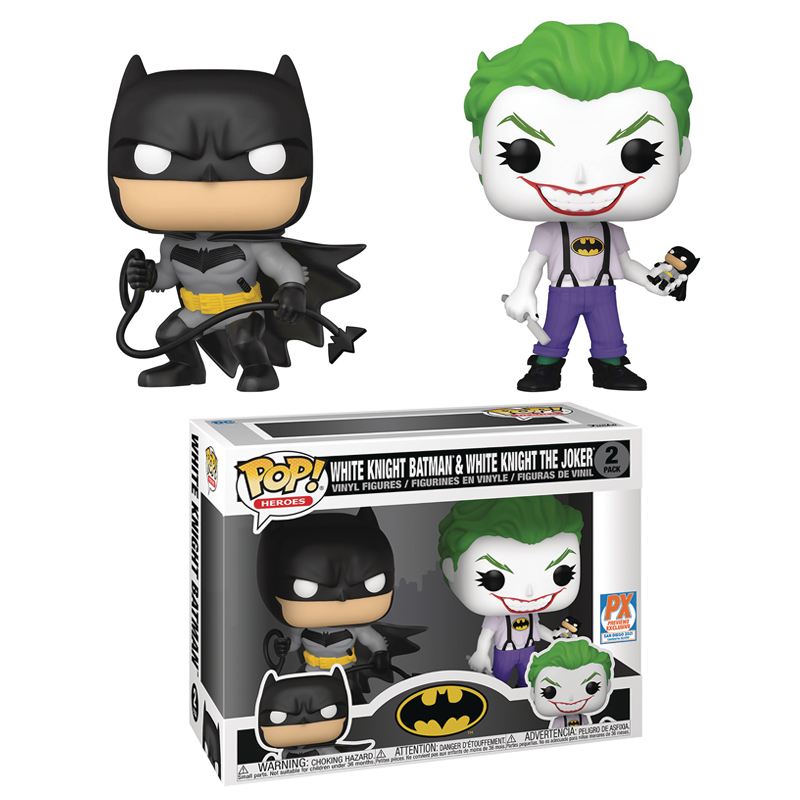 2021 SDCC POP! DC White Knight Batman/Joker 2 Pack
